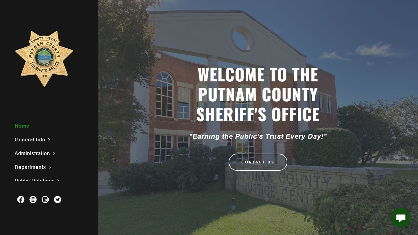 Sheriff Office, Putnam County - Pctnso - Cookeville, Tennessee